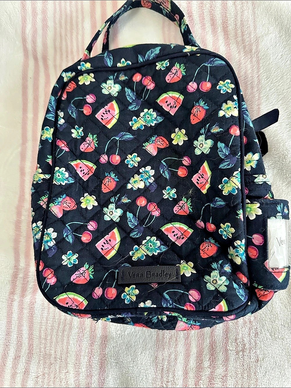 Vera Bradley Lunch Bag in Cherry Picking Floral Backpack